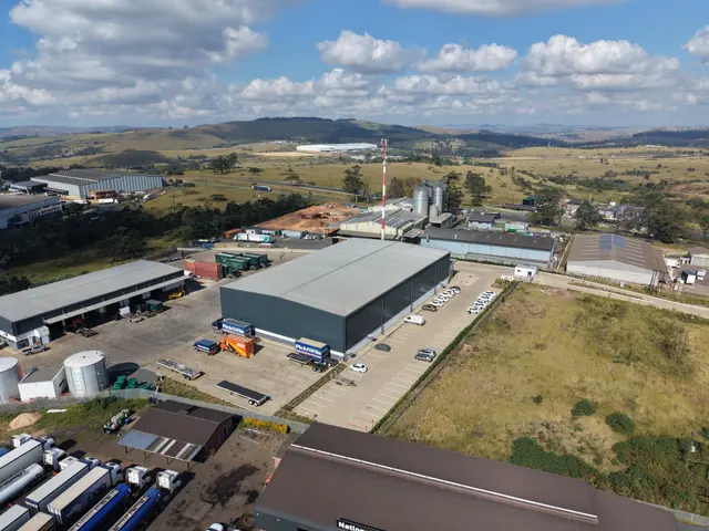 The Durban Lazer works and second building across the yard