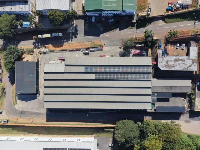 Roofco factory and dispatch yard from the street side